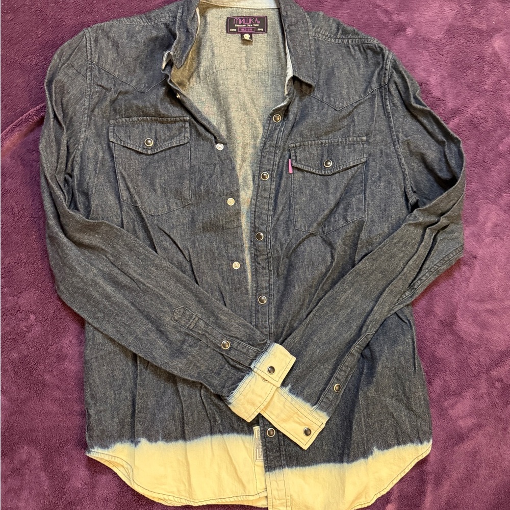 Miska NYC (MNWKA) Button up denim shirt